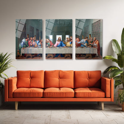 ÜÇLÜ DİKEY CAM TABLO SETİ - TT4073