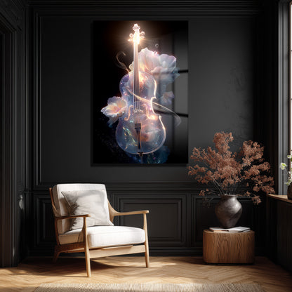 DEKORATİF DİKEY CAM TABLO - TT3327