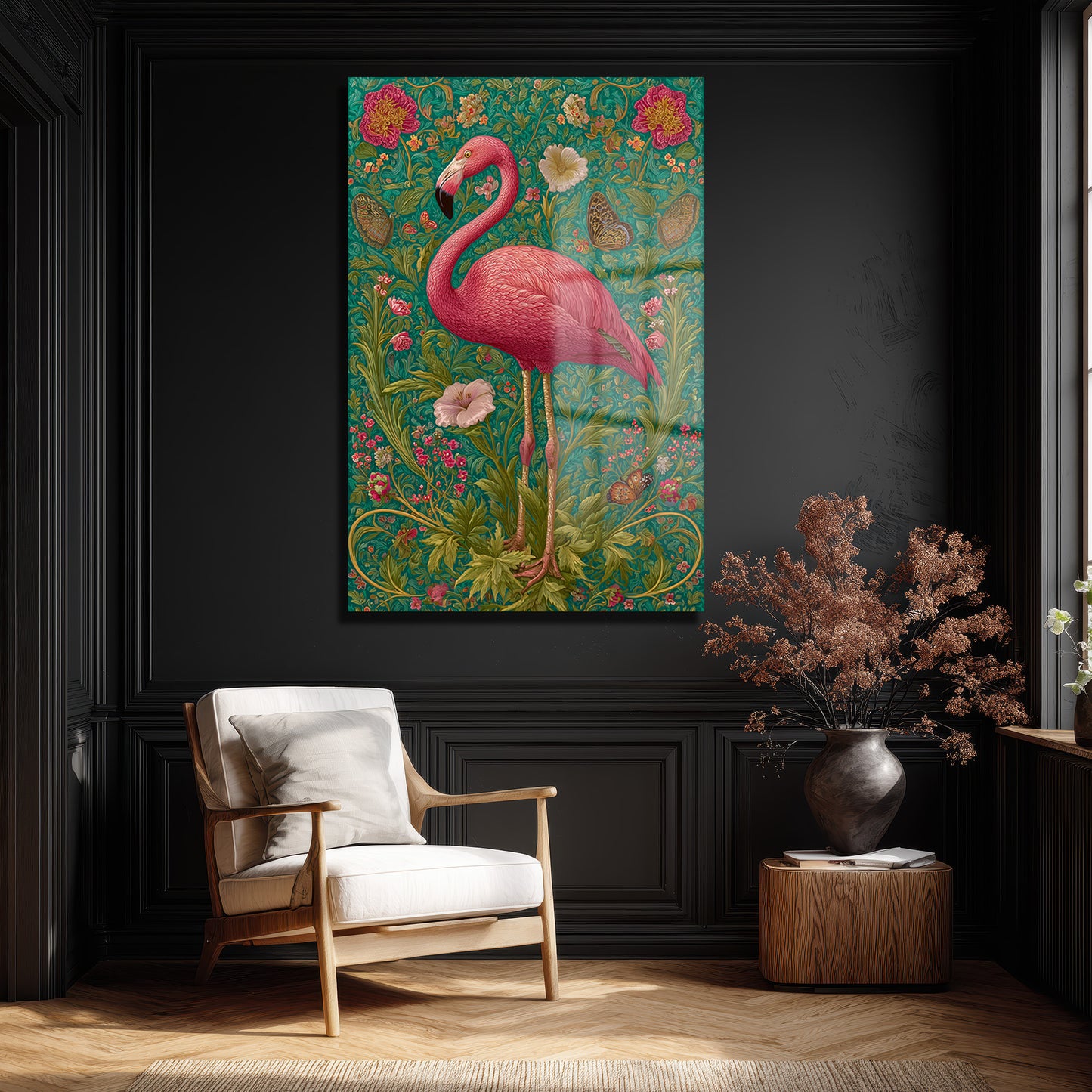 DEKORATİF DİKEY CAM TABLO - TT3364