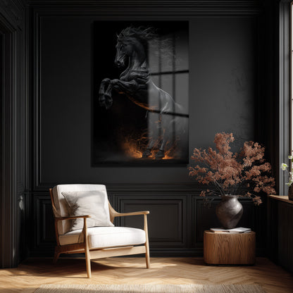 DEKORATİF DİKEY CAM TABLO - TT3329