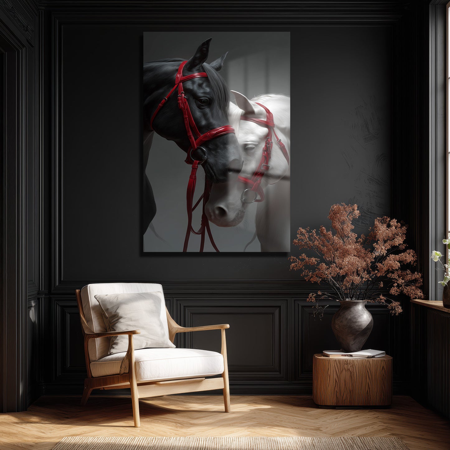 DEKORATİF DİKEY CAM TABLO - TT3436