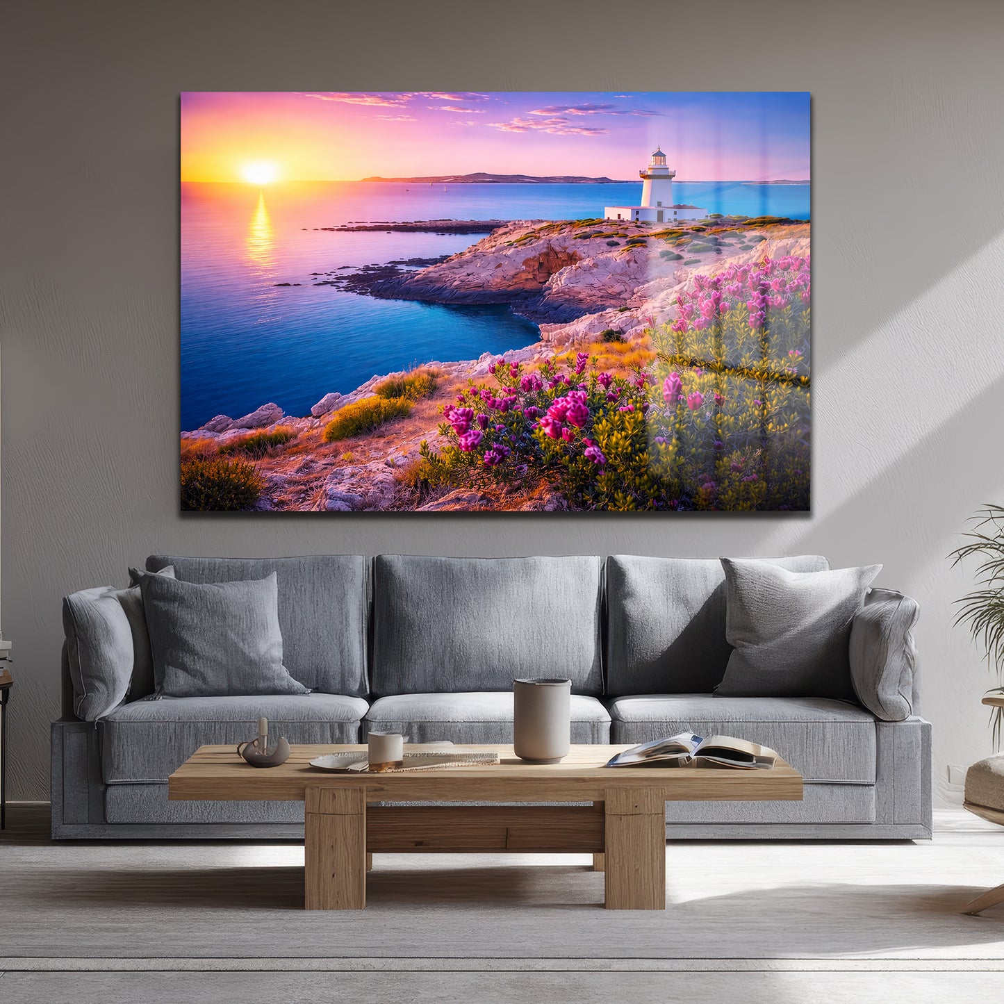 DEKORATİF YATAY CAM TABLO - TT3120