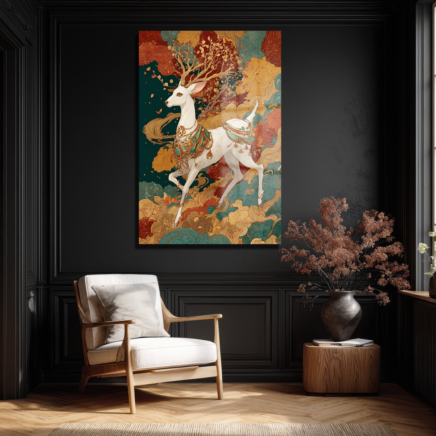 DEKORATİF DİKEY CAM TABLO - TT3437