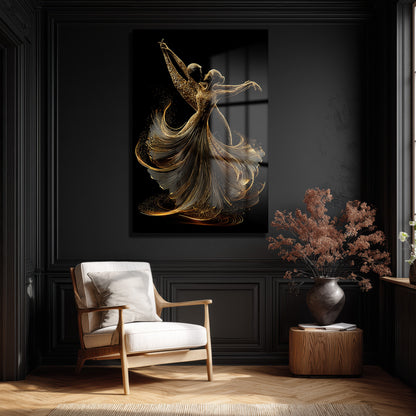 DEKORATİF DİKEY CAM TABLO - TT3332