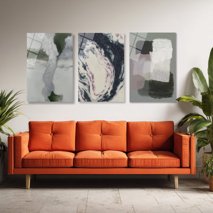 ÜÇLÜ DİKEY CAM TABLO SETİ - TT4132