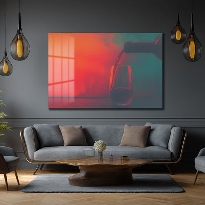 DEKORATİF YATAY CAM TABLO - TT3190