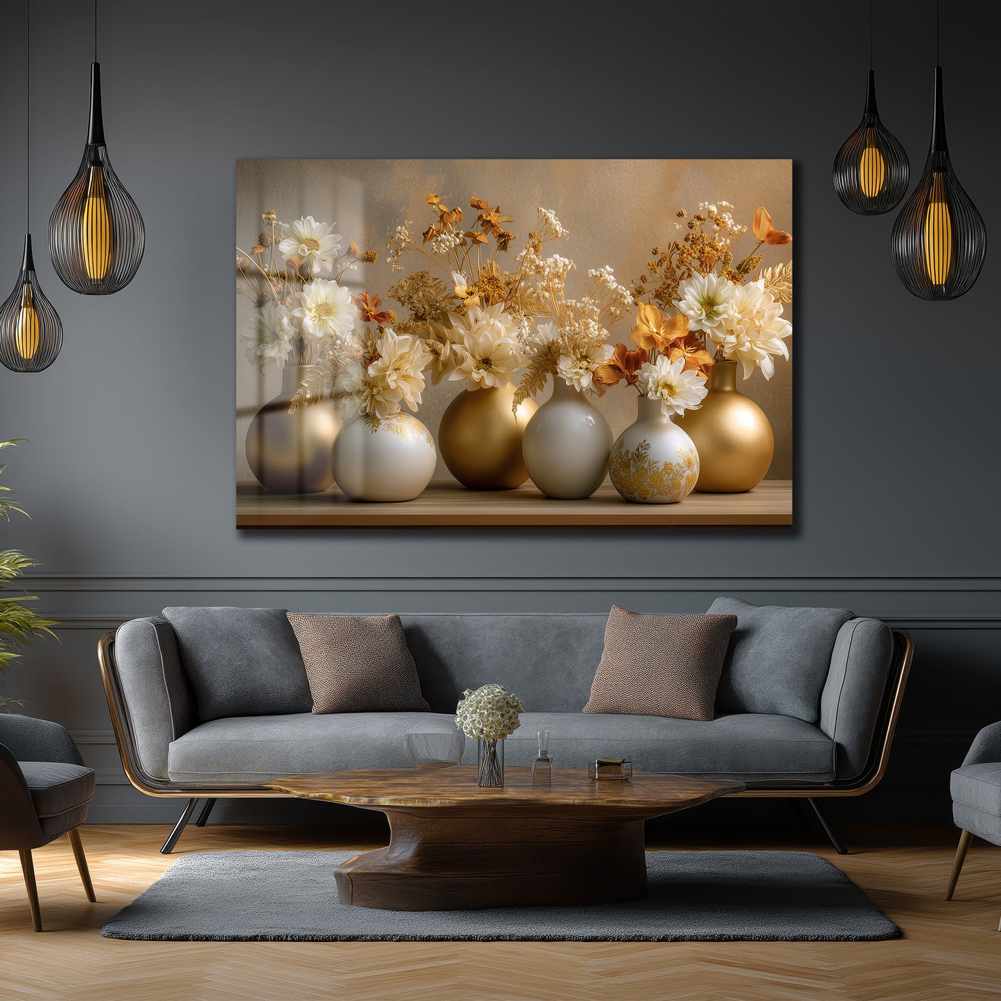 DEKORATİF YATAY CAM TABLO - TT3191