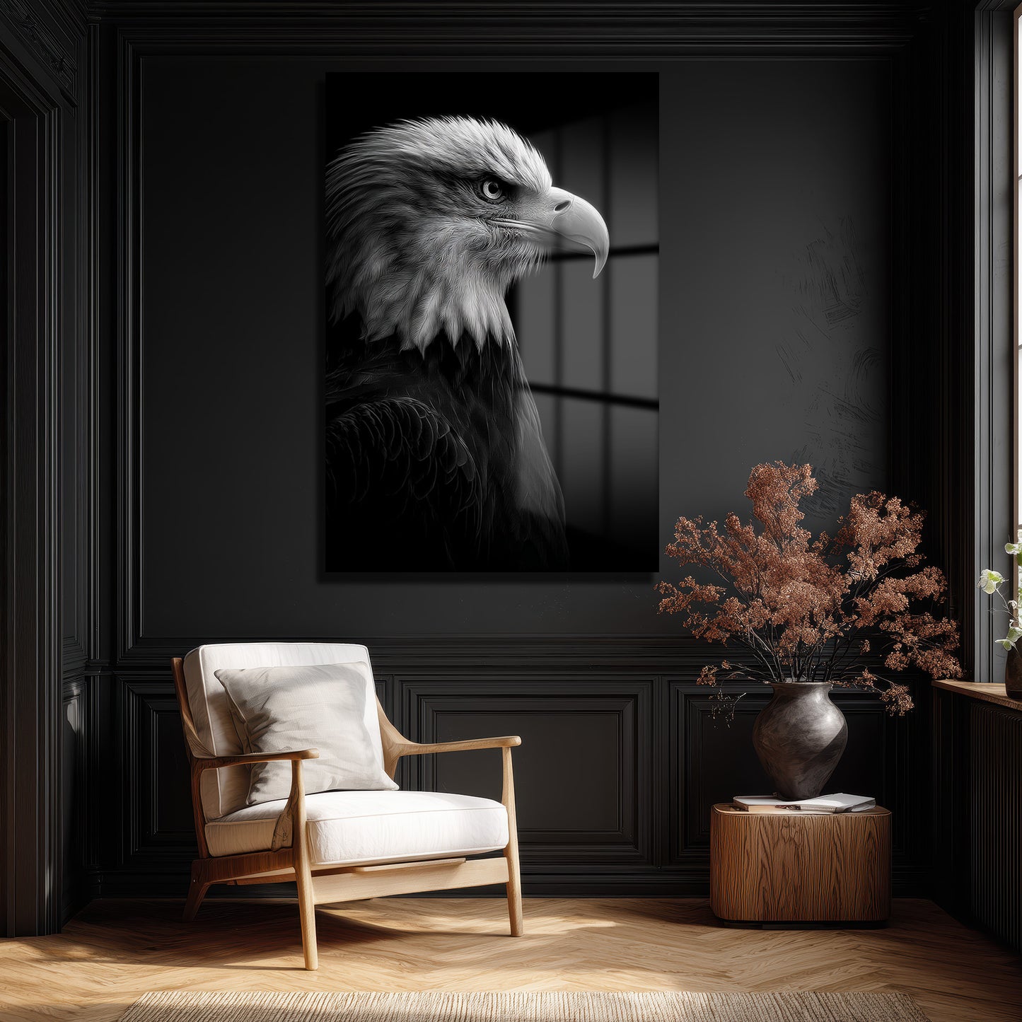 DEKORATİF DİKEY CAM TABLO - TT3370