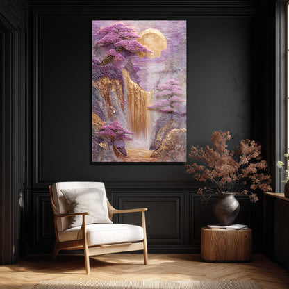 DEKORATİF DİKEY CAM TABLO - TT3441