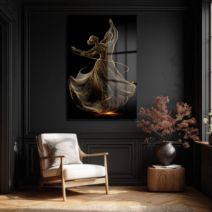 DEKORATİF DİKEY CAM TABLO - TT3337