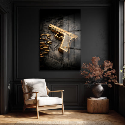 DEKORATİF DİKEY CAM TABLO - TT3373