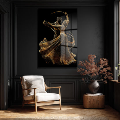 DEKORATİF DİKEY CAM TABLO - TT3338