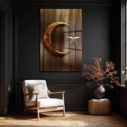 DEKORATİF DİKEY CAM TABLO - TT3339