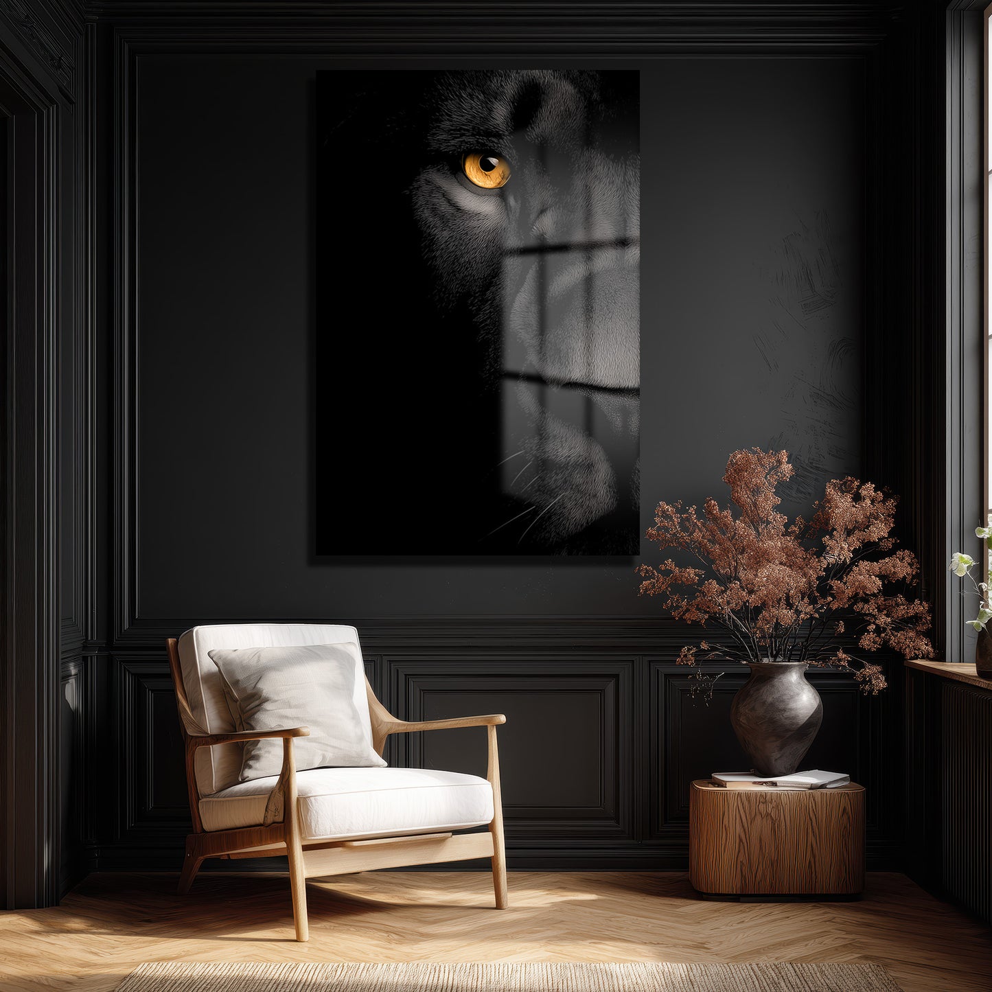 DEKORATİF DİKEY CAM TABLO - TT3341