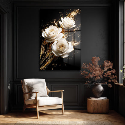 DEKORATİF DİKEY CAM TABLO - TT3377