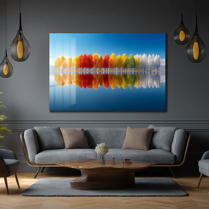 DEKORATİF YATAY CAM TABLO - TT3201