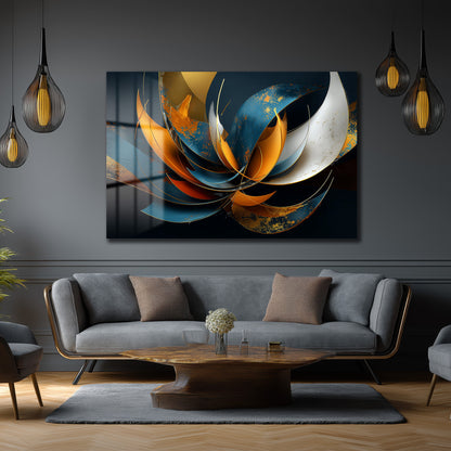 DEKORATİF YATAY CAM TABLO - TT3203