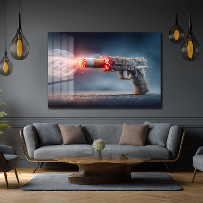 DEKORATİF YATAY CAM TABLO - TT3204