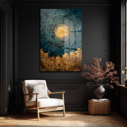 DEKORATİF DİKEY CAM TABLO - TT3453