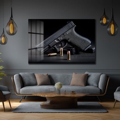 DEKORATİF YATAY CAM TABLO - TT3206