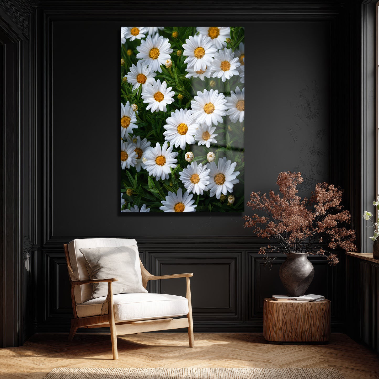 DEKORATİF DİKEY CAM TABLO - TT3385