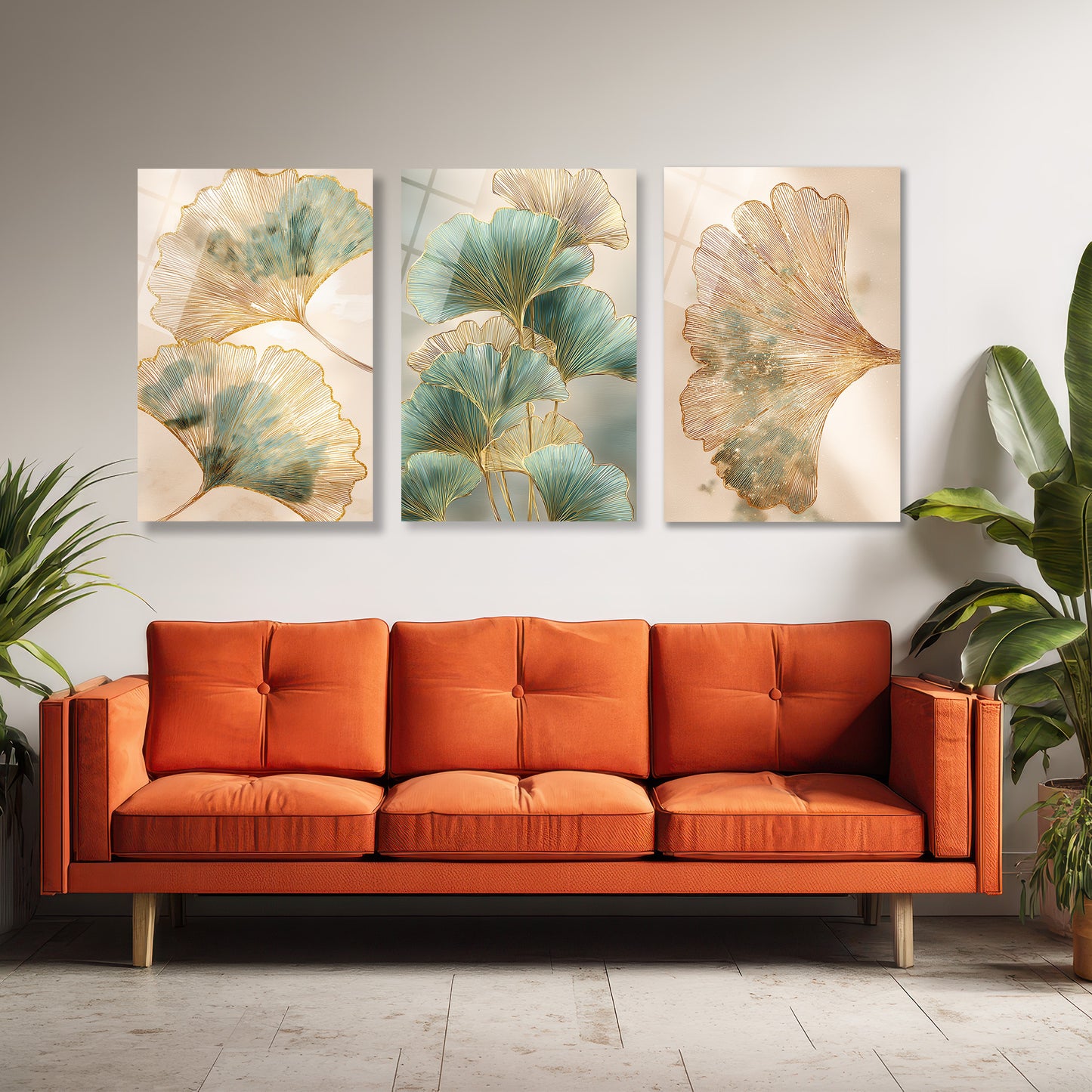 ÜÇLÜ DİKEY CAM TABLO SETİ - TT4149