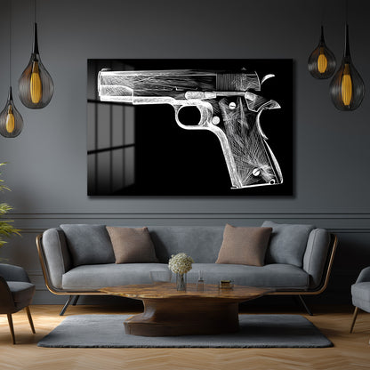 DEKORATİF YATAY CAM TABLO - TT3210