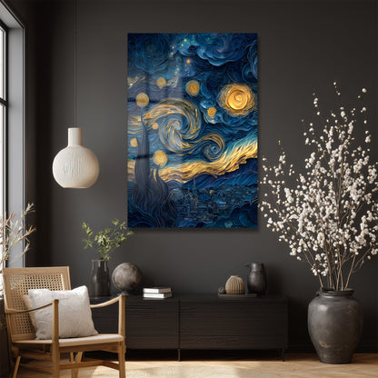 DEKORATİF DİKEY CAM TABLO - TT3371