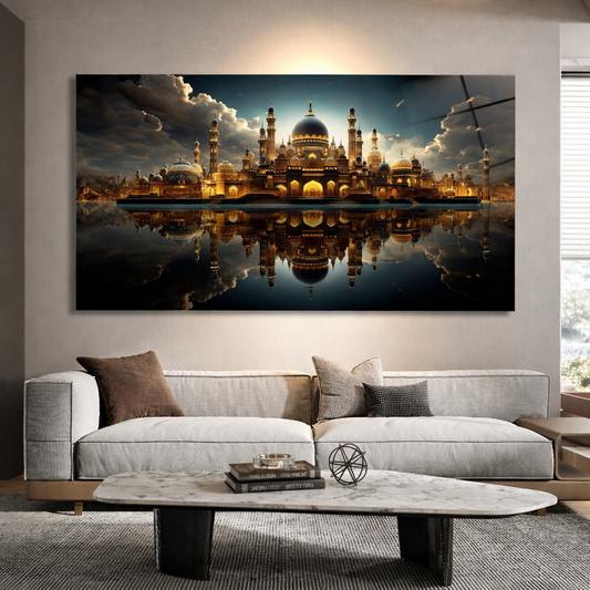 DEKORATİF YATAY CAM TABLO - TT3123