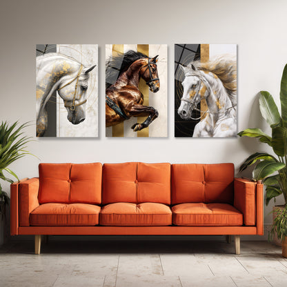 ÜÇLÜ DİKEY CAM TABLO SETİ - TT4151