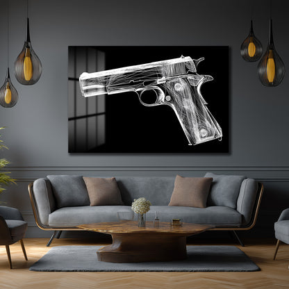 DEKORATİF YATAY CAM TABLO - TT3211