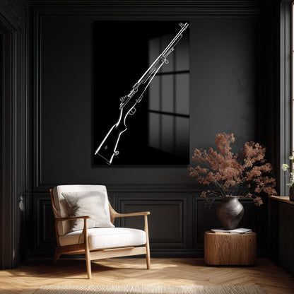 DEKORATİF DİKEY CAM TABLO - TT3354