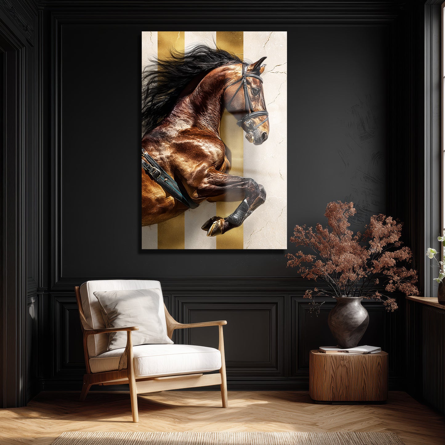 DEKORATİF DİKEY CAM TABLO - TT3460