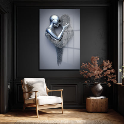 DEKORATİF DİKEY CAM TABLO - TT3391