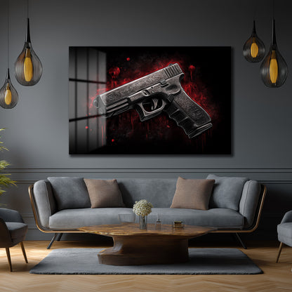 DEKORATİF YATAY CAM TABLO - TT3213