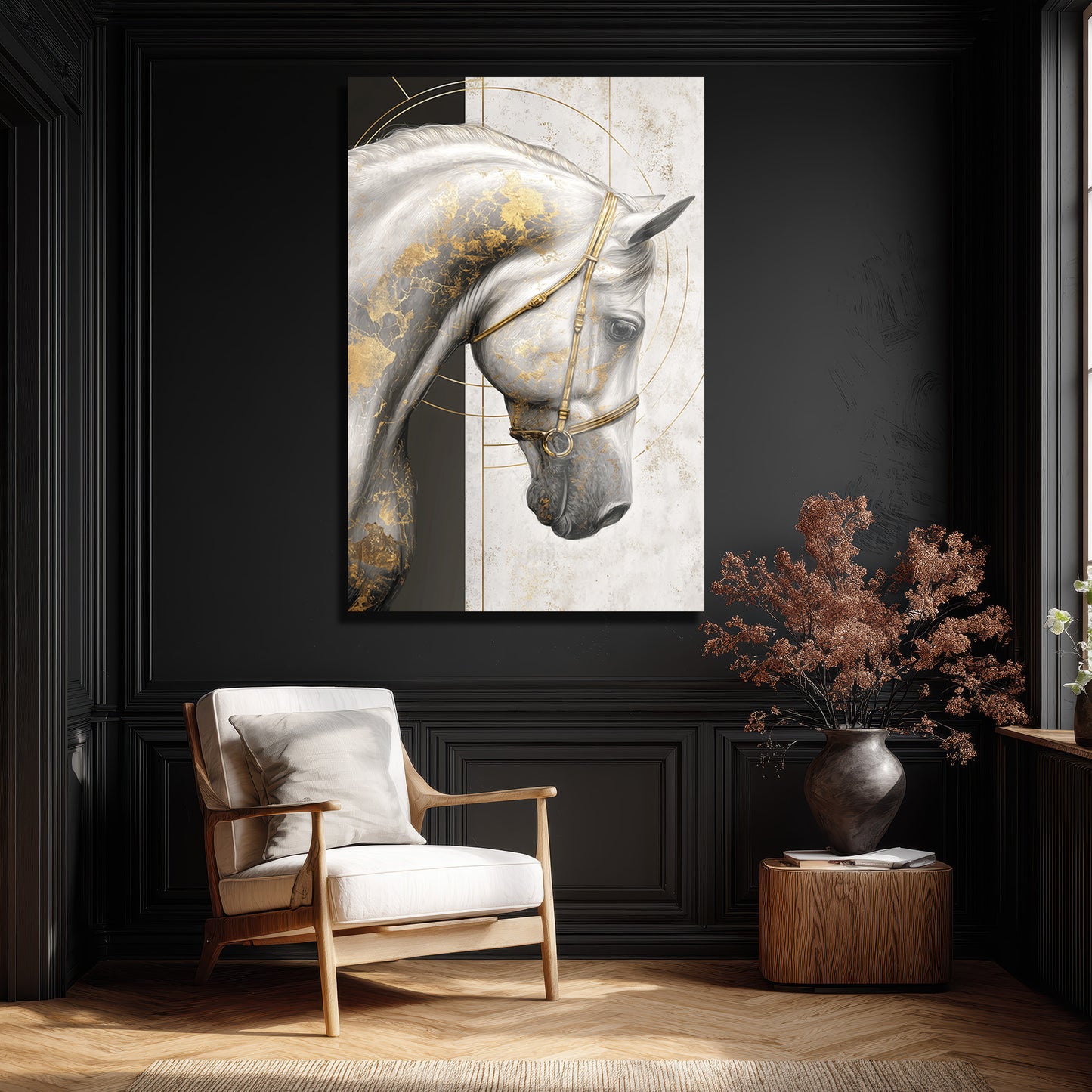 DEKORATİF DİKEY CAM TABLO - TT3462