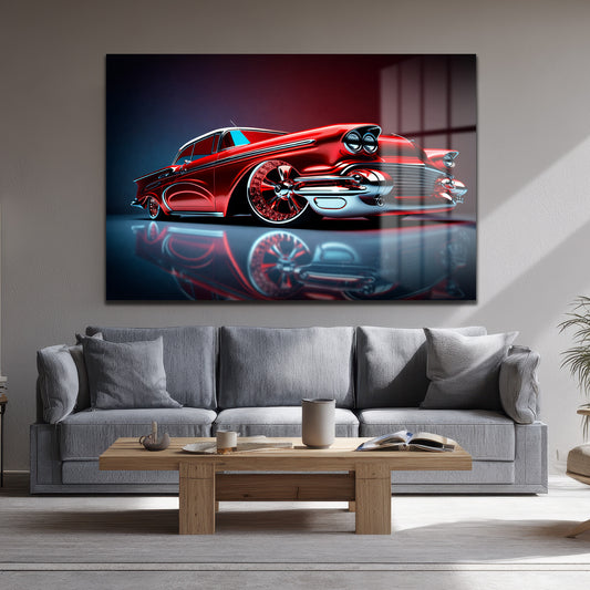 DEKORATİF YATAY CAM TABLO - TT3147