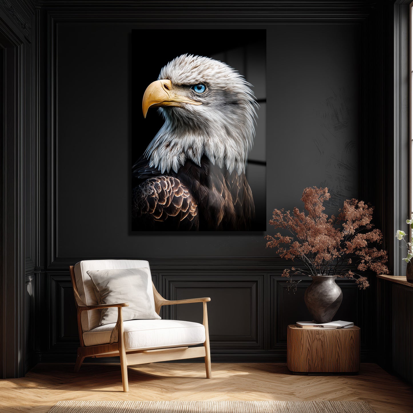 DEKORATİF DİKEY CAM TABLO - TT3394