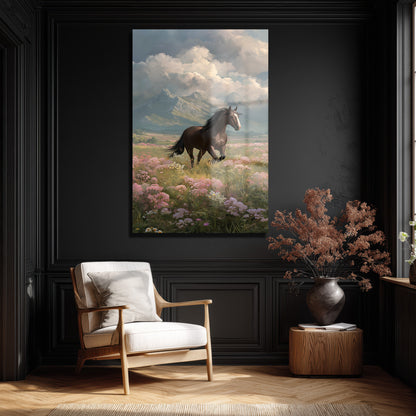 DEKORATİF DİKEY CAM TABLO - TT3464