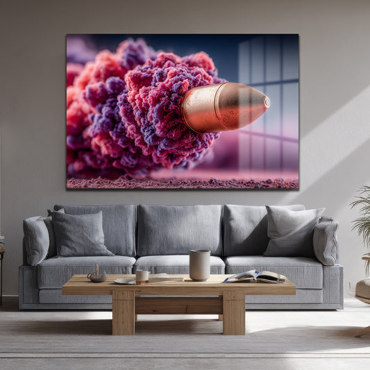 DEKORATİF YATAY CAM TABLO - TT3148