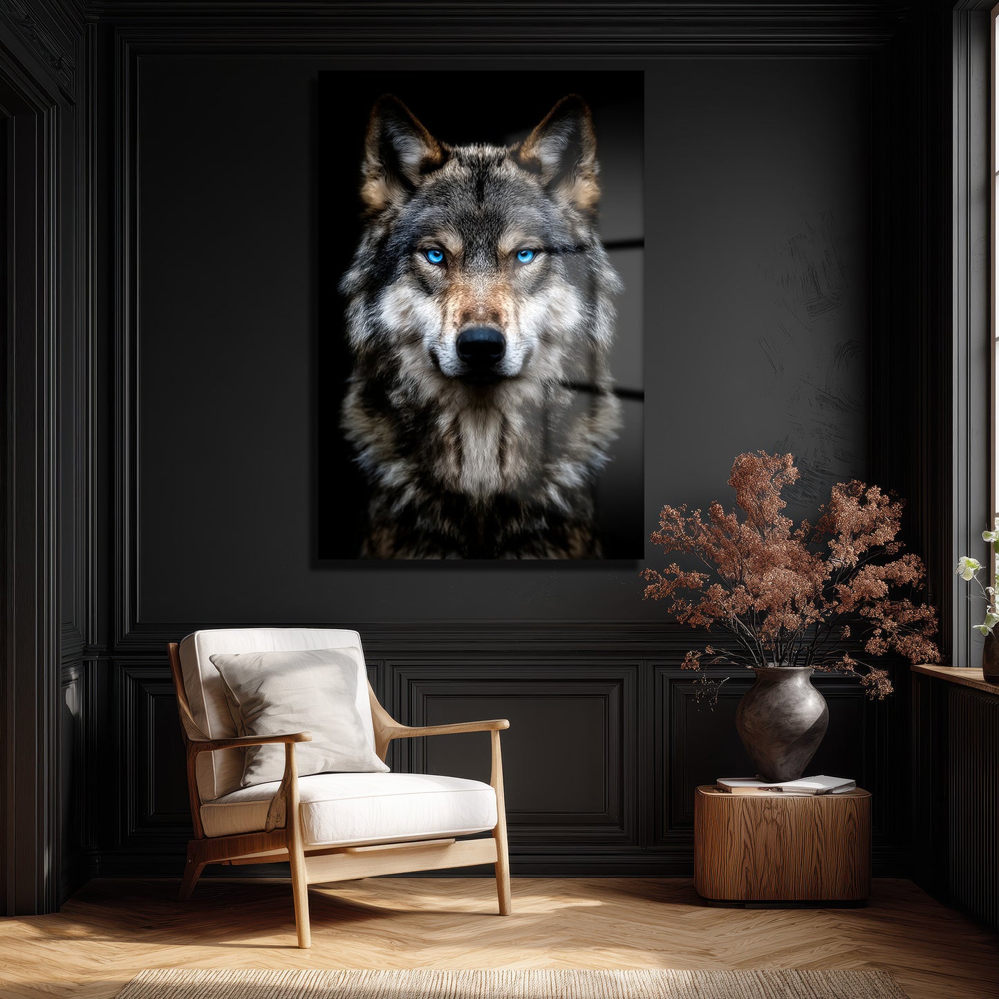 DEKORATİF DİKEY CAM TABLO - TT3395