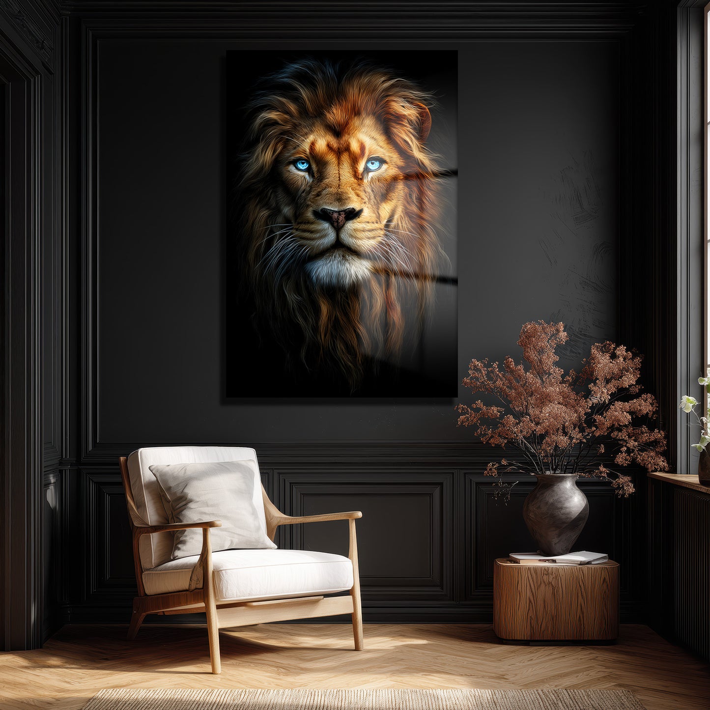 DEKORATİF DİKEY CAM TABLO - TT3396