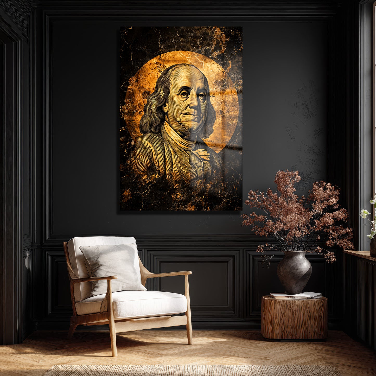 DEKORATİF DİKEY CAM TABLO - TT3397