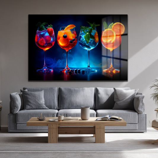 DEKORATİF YATAY CAM TABLO - TT3151