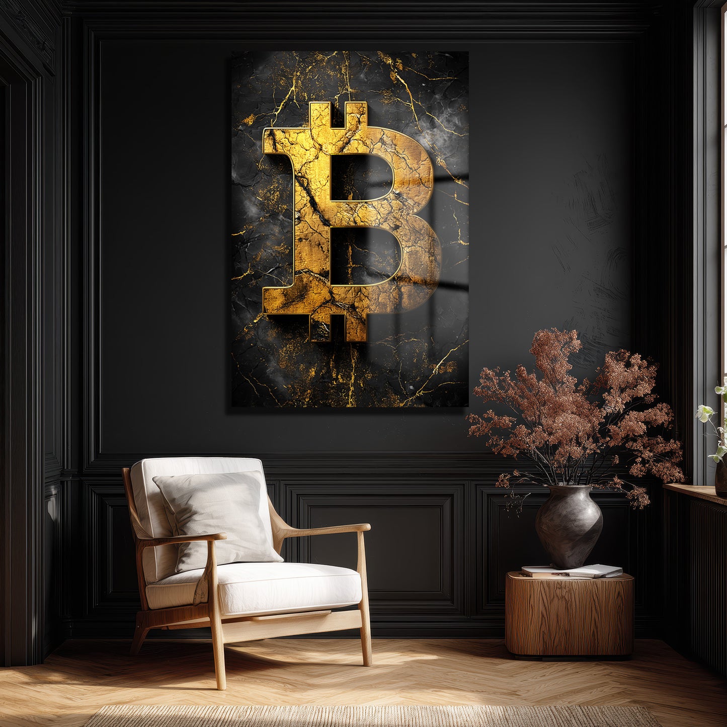 DEKORATİF DİKEY CAM TABLO - TT3398