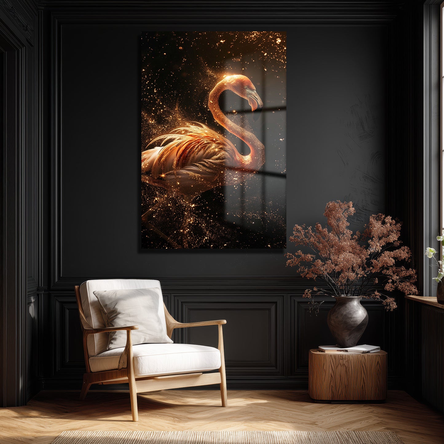 DEKORATİF DİKEY CAM TABLO - TT3468