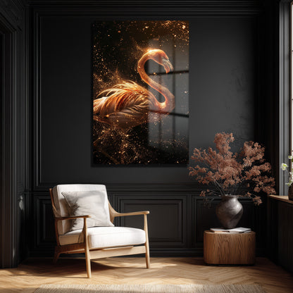 DEKORATİF DİKEY CAM TABLO - TT3468