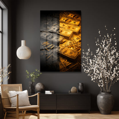 DEKORATİF DİKEY CAM TABLO - TT3372