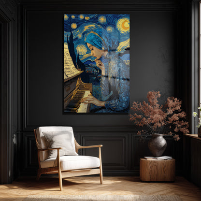 DEKORATİF DİKEY CAM TABLO - TT3400