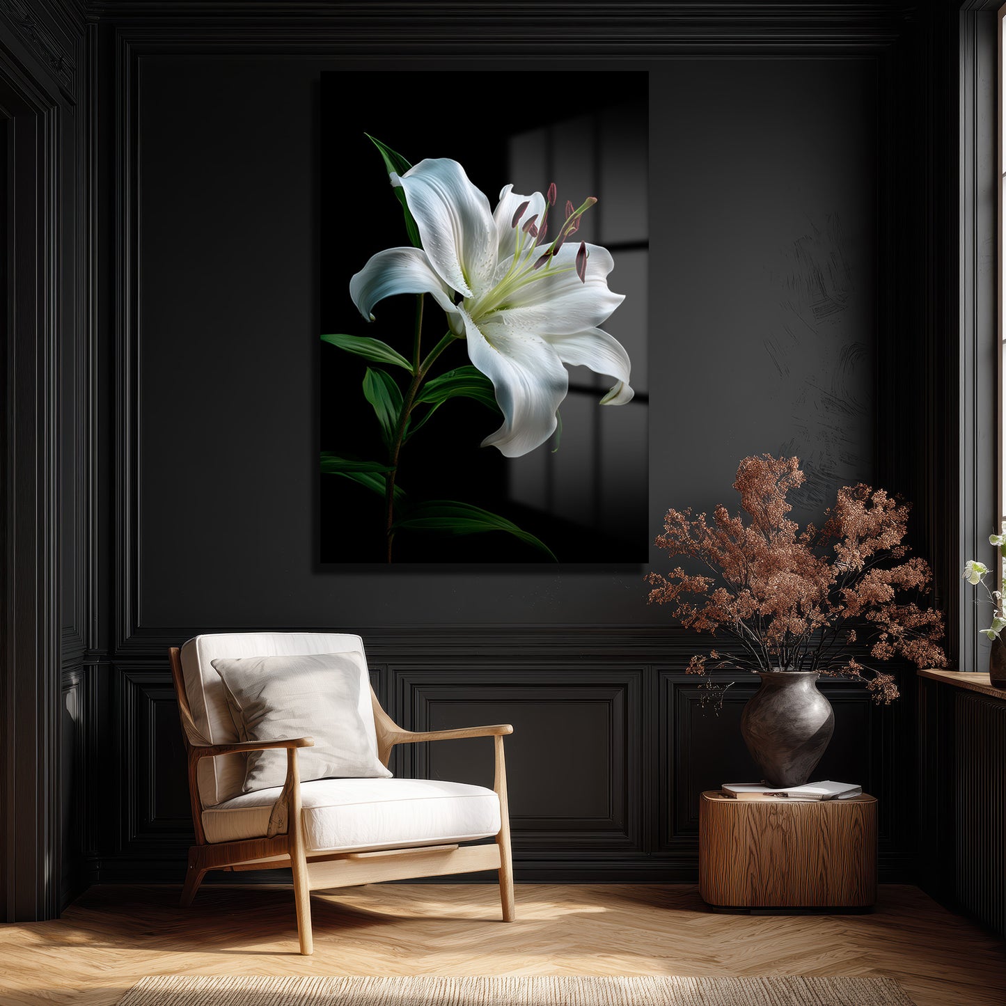 DEKORATİF DİKEY CAM TABLO - TT3401